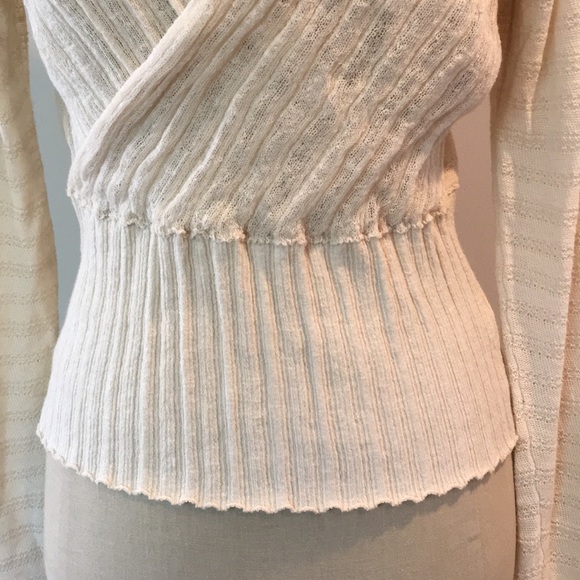 Free People Cream Sweater Small - Picture 4 of 7